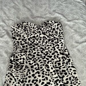 H&M Cheetah print mini dress